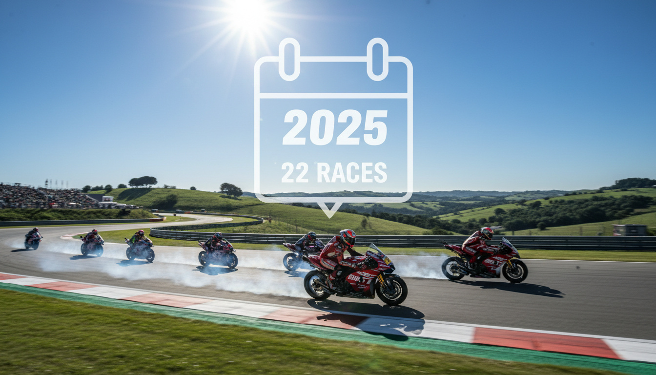 Calendrier Moto GP 2025 – Rekordkalender mit 22 Rennen